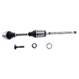 Front, Passenger Side Axle Assembly, AWD, Updated Design, Standard Duty