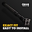 2013 Dodge Durango - Front Driveshaft, AWD,  With Sales Code DHY (Single Speed Transfer Case), 23.75 in. Length