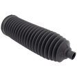 Front, Driver Side Steering Rack Boot, with Bellows with Locking C-Clamps