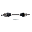 Front, Driver Side Axle Assembly, 6-Speed, For Models with Automatic Transmission, Standard Duty