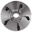 Front, Driver or Passenger Side Wheel Hub, 5 Lugs, With Bearing