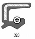 225875 Timken OE Replacement Wheel Seal - Direct Fit, Sold individually
