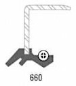 4898 Timken OE Replacement Wheel Seal - Direct Fit, Sold individually