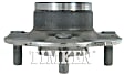 512016 Rear, Driver or Passenger Side Wheel Hub, With Bearing, FWD, Timken OE Replacement