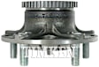 2004 Acura TL - Rear, Driver or Passenger Side Wheel Hub, With Bearing, Timken OE Replacement