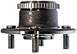 513105 Rear, Driver or Passenger Side Wheel Hub, 4 Lugs, With Bearing, FWD, OE Replacement Series