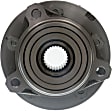 513156 Front, Driver or Passenger Side Wheel Hub, With Bearing, Timken OE Replacement