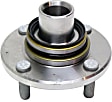 518507 Front, Driver or Passenger Side Wheel Hub, With Bearing, Timken OE Replacement