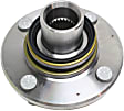 518507 Front, Driver or Passenger Side Wheel Hub, With Bearing, Timken OE Replacement