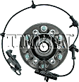 HA590023 Front, Passenger Side Wheel Hub, With Bearing, 4WD, Timken OE Replacement