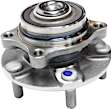 HA590027 Front, Driver or Passenger Side Wheel Hub, With Bearing, RWD, 3.5L, 6Cyl, Timken OE Replacement
