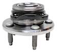 HA590028 Front, Driver or Passenger Side Wheel Hub, With Bearing, Timken OE Replacement
