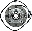 HA590032 Front, Driver or Passenger Side Wheel Hub, 8 Lugs, With Bearing, 4WD, Timken OE Replacement