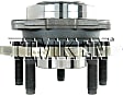 HA590034 Front, Driver or Passenger Side Wheel Hub, With Bearing, Timken OE Replacement