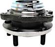 HA590046 Front, Driver or Passenger Side Wheel Hub, With Bearing, Timken OE Replacement