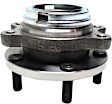 HA590046 Front, Driver or Passenger Side Wheel Hub, With Bearing, Timken OE Replacement