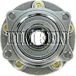 HA590120 Rear, Driver or Passenger Side Wheel Hub, With Bearing, AWD, 3.8L, 6Cyl, Timken OE Replacement