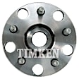 HA590136 Rear, Driver or Passenger Side Wheel Hub, With Bearing, Timken OE Replacement