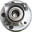 HA590141 Rear, Driver or Passenger Side Wheel Hub, 5 Lugs, With Bearing, Timken OE Replacement