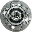 HA590161 Rear, Driver or Passenger Side Wheel Hub, With Bearing, 1.6L, 4Cyl, Timken OE Replacement