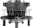HA590175 Rear, Driver or Passenger Side Wheel Hub, With Bearing, 3.5L, 6Cyl, Timken OE Replacement