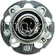 HA590190 Rear, Driver or Passenger Side Wheel Hub, 5 Lugs, With Bearing, FWD, Timken OE Replacement
