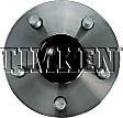 HA590305 Rear, Driver or Passenger Side Wheel Hub, 5 Lugs, With Bearing, FWD, Timken OE Replacement