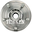 HA590419 Front, Driver or Passenger Side Wheel Hub, 5 Lugs, With Bearing, Timken OE Replacement