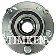 HA590433 Front, Driver or Passenger Side Wheel Hub, 4 Lugs, With Bearing, FWD, 3.5L, 6Cyl, Timken OE Replacement