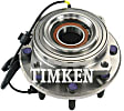 HA590435 Front, Driver or Passenger Side Wheel Hub, With Bearing, 4WD, Timken OE Replacement