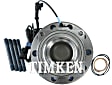 HA590438 Front, Driver or Passenger Side Wheel Hub, With Bearing, 4 X 2, Timken OE Replacement