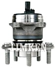 HA590451 Rear, Driver or Passenger Side Wheel Hub, 5 Lugs, With Bearing, FWD, Timken OE Replacement