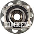 HA590471 Rear, Driver or Passenger Side Wheel Hub, 5 Lugs, With Bearing, AWD, Timken Wheel Hub