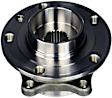 HA590473 Front, Driver or Passenger Side Wheel Hub, 5 Lugs, With Bearing, Timken OE Replacement