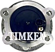 HA590476 Rear, Driver or Passenger Side Wheel Hub, 4 Lugs, With Bearing, FWD, Timken OE Replacement