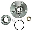 HA590498 Front, Driver or Passenger Side Wheel Hub, 5 Lugs, With Bearing, FWD, Timken Wheel Hub