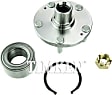 HA590508 Front, Driver or Passenger Side Wheel Hub, 5 Lugs, With Bearing, FWD, 2.0L, 4Cyl, Timken Wheel Hub