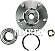 HA590508 Front, Driver or Passenger Side Wheel Hub, 5 Lugs, With Bearing, FWD, 2.0L, 4Cyl, Timken Wheel Hub
