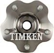 HA590558 Rear, Driver or Passenger Side Wheel Hub, 5 Lugs, With Bearing, AWD, Timken Wheel Hub