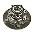 HA590579 Front, Driver or Passenger Side Wheel Hub, 5 Lugs, With Bearing, RWD
