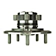 HA590579 Front, Driver or Passenger Side Wheel Hub, 5 Lugs, With Bearing, RWD