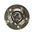 HA590579 Front, Driver or Passenger Side Wheel Hub, 5 Lugs, With Bearing, RWD
