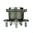 HA590593 Rear, Driver or Passenger Side Wheel Hub, 5 Lugs, With Bearing, FWD