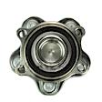 HA590593 Rear, Driver or Passenger Side Wheel Hub, 5 Lugs, With Bearing, FWD