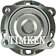 HA590599 Rear, Driver or Passenger Side Wheel Hub, 5 Lugs, With Bearing, FWD, Timken Wheel Hub