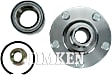 HA590600K Front, Driver or Passenger Side Wheel Hub, With Bearing, Timken OE Replacement