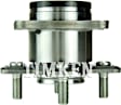HA590604 Rear, Driver or Passenger Side Wheel Hub, 4 Lugs, With Bearing, FWD, Timken Wheel Hub