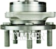 HA590609 Front, Driver or Passenger Side Wheel Hub, 5 Lugs, With Bearing, Timken Wheel Hub