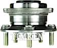 HA590613 Front, Driver or Passenger Side Wheel Hub, 5 Lugs, With Bearing, Timken Wheel Hub