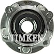 HA590613 Front, Driver or Passenger Side Wheel Hub, 5 Lugs, With Bearing, Timken Wheel Hub